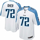 Nike Men & Women & Youth Titans #72 Oher White Team Color Game Jersey,baseball caps,new era cap wholesale,wholesale hats